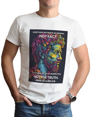 Marcus Aurelius Zitat T-Shirt Pop Art Philosoph Philosophie Meditationen Geschenk