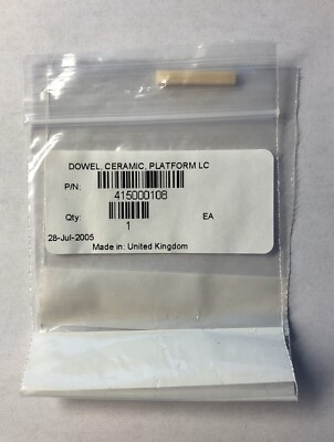 Waters, Dowel, Ceramic, Platform LC (P/N 415000108) *NEW SEALED*