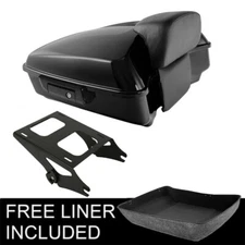 Chopped Trunk Pad Mount Rack Fit for Harley Touring Street Glide 2014-2025