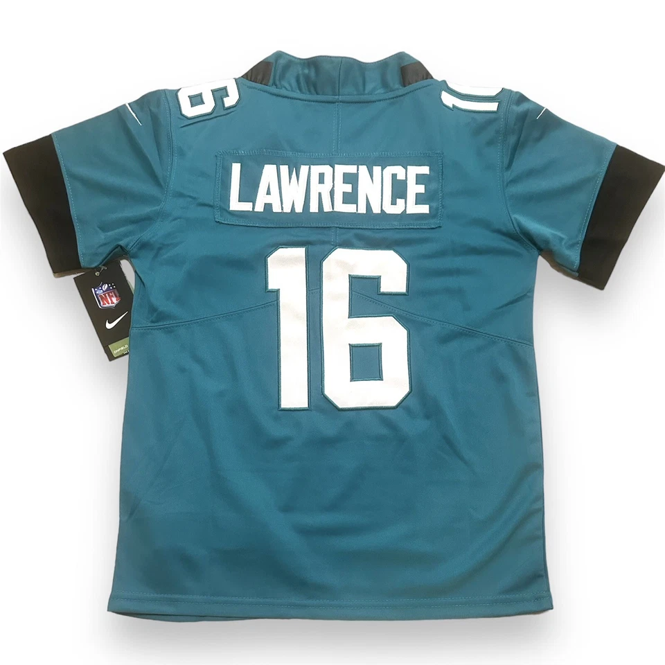 Youth Trevor Lawrence Jacksonville Jaguars Home Nike Jersey (Fully Stitched) - Image 2 of 3