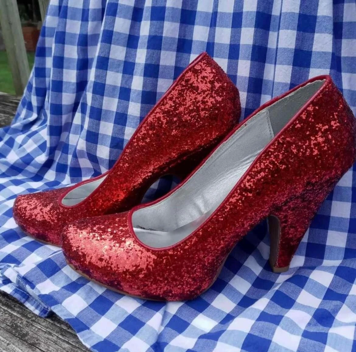 Glitter shoes size best sale 9