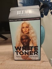 1 box Bleach London White Toner Hair Toning Kit Vegan Cruelty Free No Ammonia