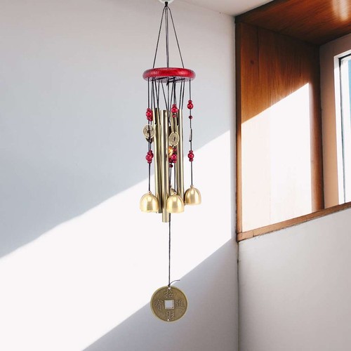 27 Tubes/4 Tube 5 Bells Windchime Chapel Bells Wind Chimes Outdoor Garden Decor - Picture 14 of 14