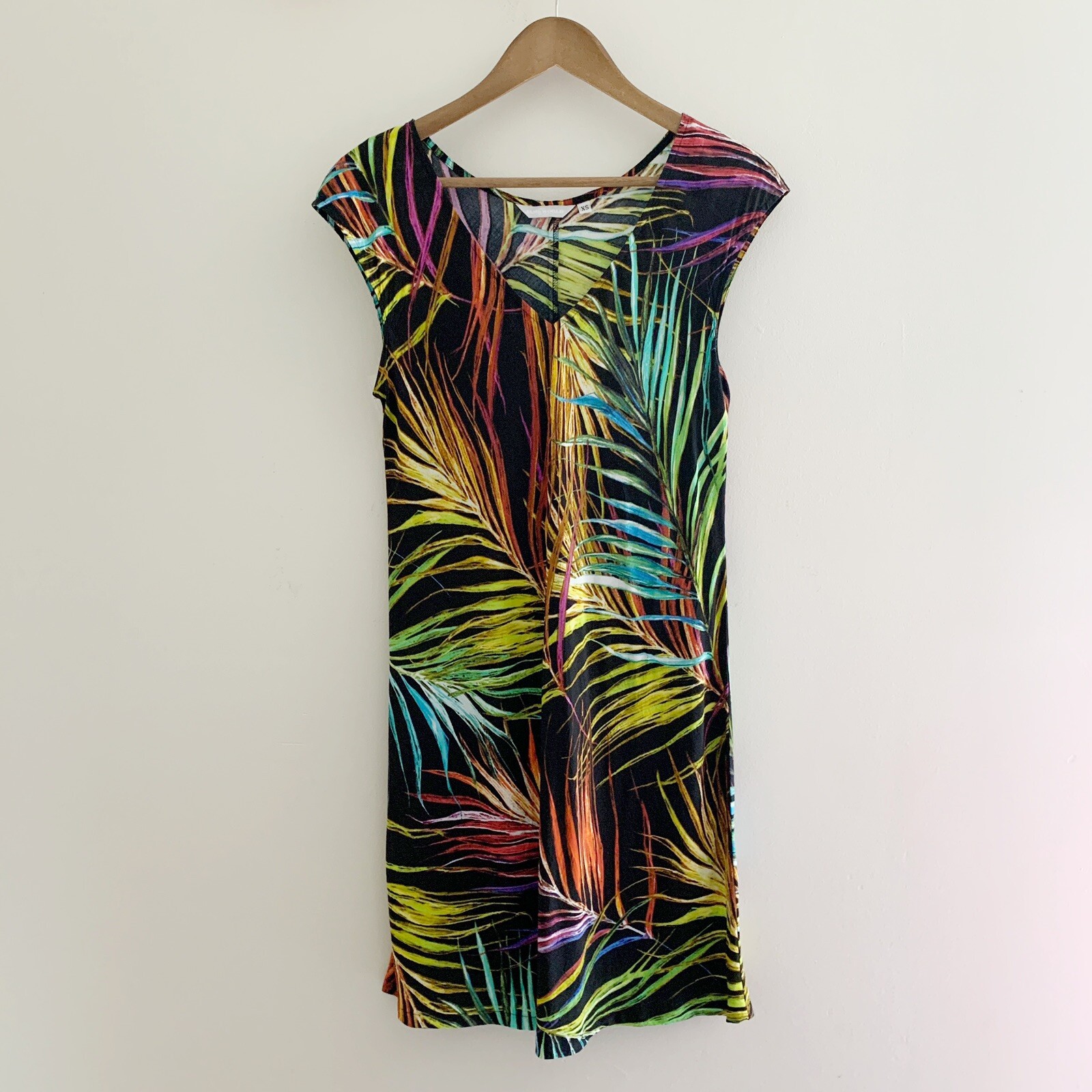 Jams World Dress Size XS Areca Palm Leaf Shift eBay