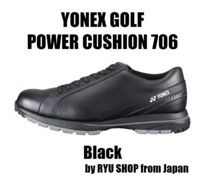 YONEX Golf Shoes POWER CUSHION 706 SHG-706 007 Black | eBay