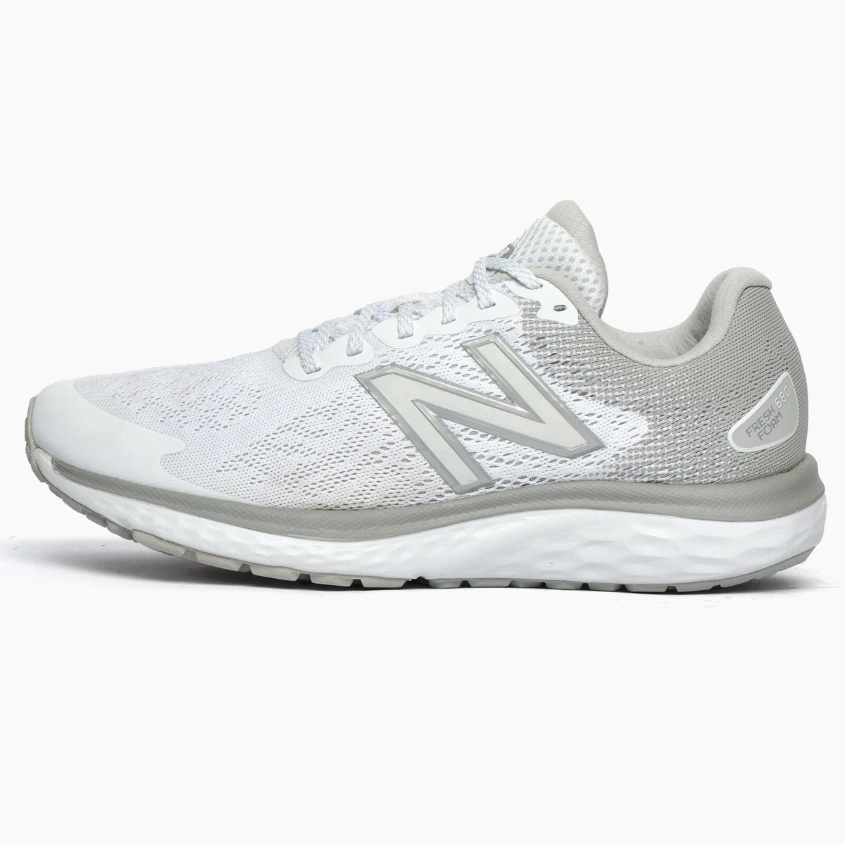 New Balance Fresh Foam 680v7 Mens Running Shoes Fitness Gym Trainers White