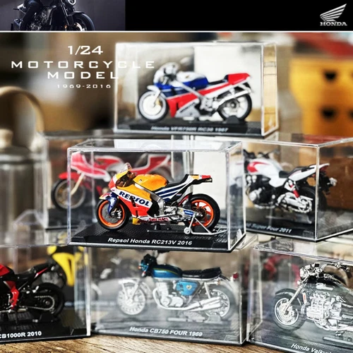 1/24 Tiny Honda Gorilla Spring 1999 Motorcycle Model Diecast Silver - Picture 5 of 13