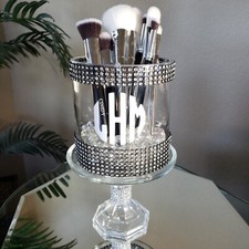 Large Makeup Brush Holder Cup Brushes Organizer Storage Vanity Decor.