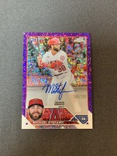 2023 Topps Chrome Michael Stefanic Purple Speckle Auto/299￼