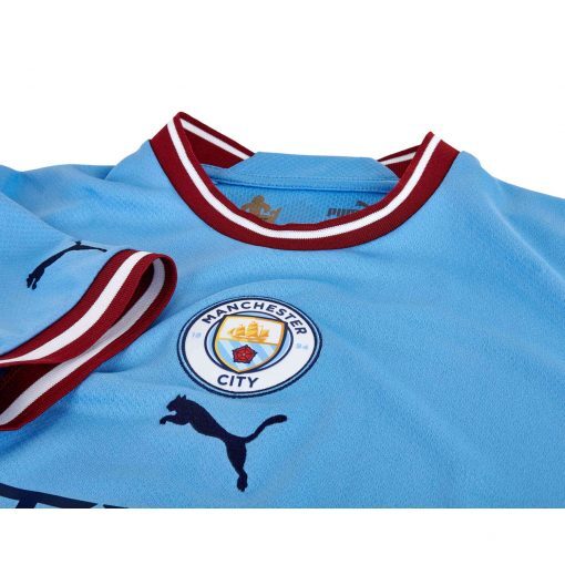 Official Puma Erlin Haaland #9 Manchester City Home Jersey 2022/23