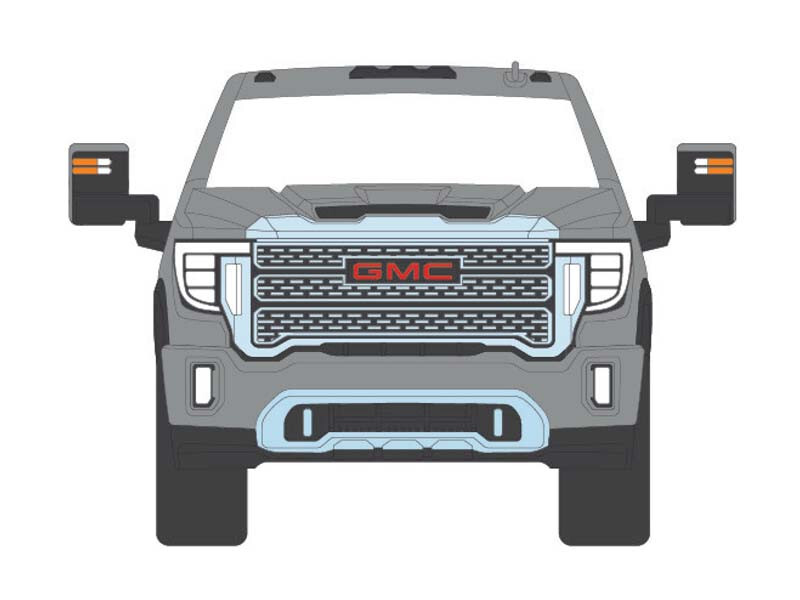 2022 GMC Sierra 2500 Denali - Silver 1:64 Scale Model