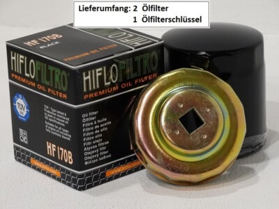 Ölfilter Hiflo 2 x HF170 Harley Davidson FXR(S-T),FXST(B-C-S),XL, XLH,XLS,XR