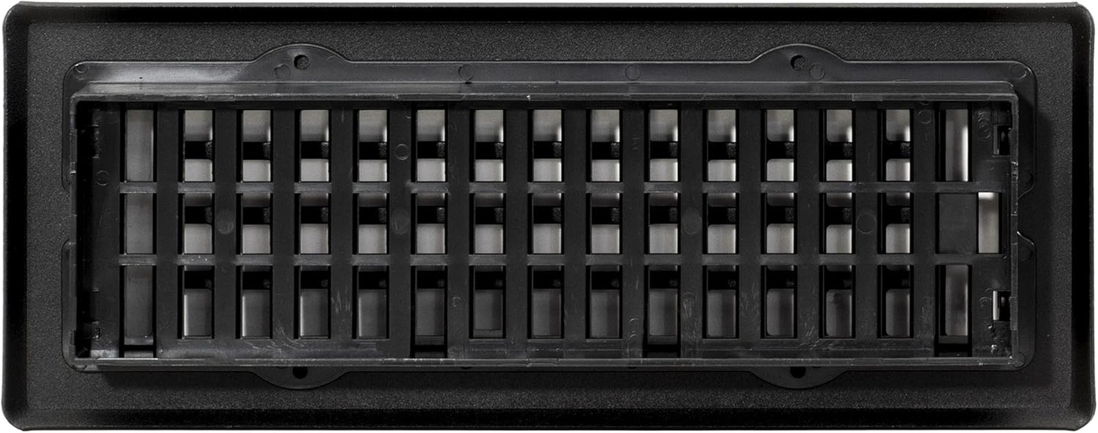 LTH310-BLK Lattice Floor Register, 3X10 Inches, Black,(Alloy Steel, Plastic)
