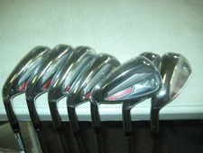 BRAND NEW Wilson Staff Dynapower iron set 5 thru pw,gw Steel Regular Mens LH