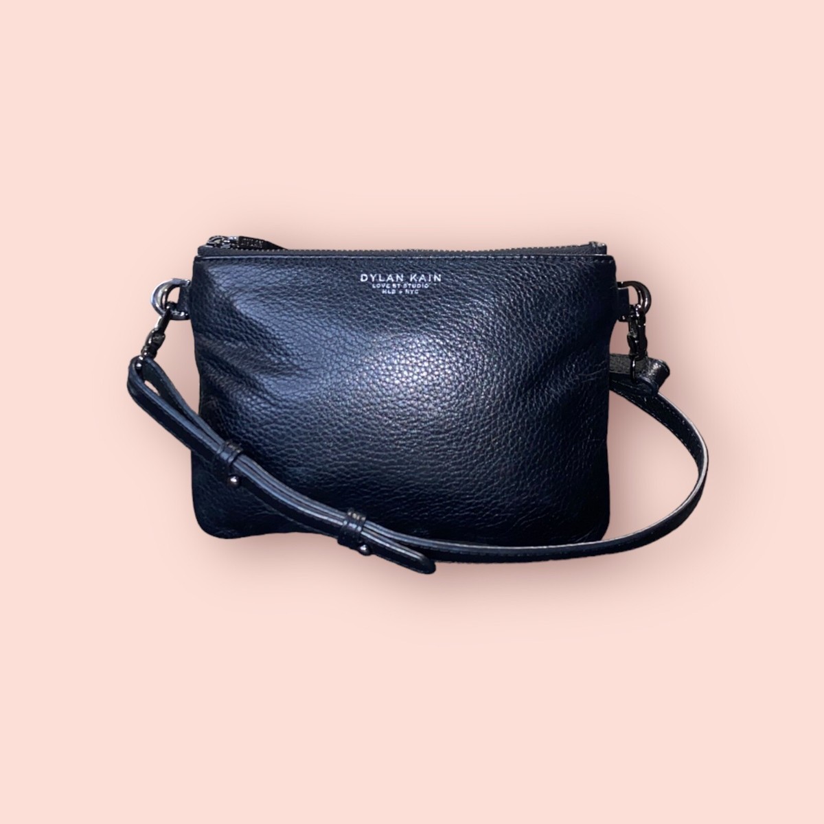 DYLAN KAIN The Original LSC Crossbody Bag in Black Leather
