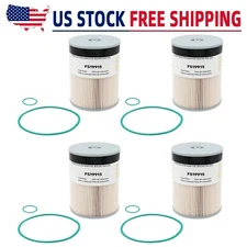 4PCS FOR GENUINE Fleetguard FS19915 Fuel Filter with Water Separator Elemax