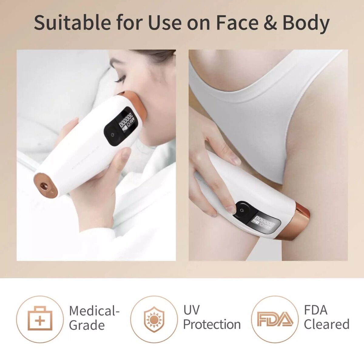 COSBEAUTY PerfectSmooth IPL Permanent Painless Hair Removal COSBEAUTY PerfectSmooth IPL Permanent Painless Hair Removal