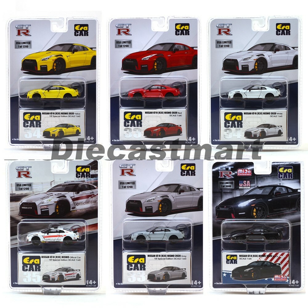 Era Car 1:64 2020 Nissan Skyline GT-R R35 Nismo Diecast