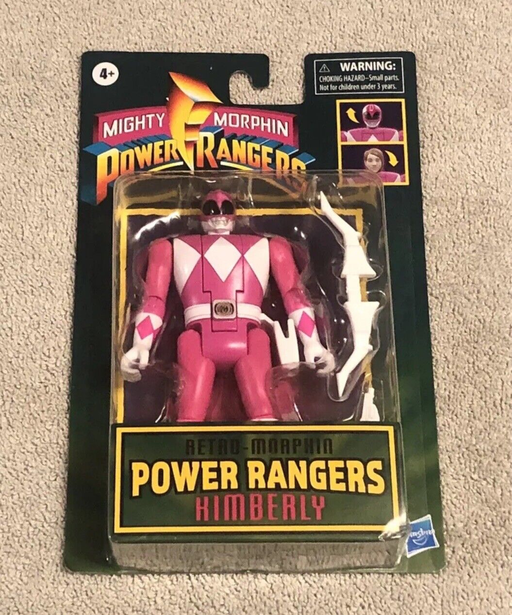 Mighty Morphin Power Rangers Kimberly Pink Ranger 6” Retro-Morphin Fliphead