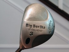 CALLAWAY Big Bertha Steelhead 3 Wood RCH 99 Firm Flex Graphite Shaft LH 43"