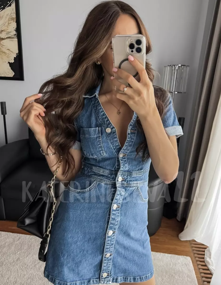 Z1975 FRONT POCKETS DENIM JUMPSUIT