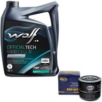 MotoröL Set 5W30 5 Liter + ÖLfilter SM 165 FüR Suzuki Vitara Grand Vitara I 1.6