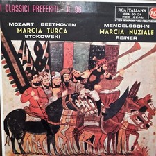 Disco Vinile MOZART- BEETHOVEN - STOKOWKI - MENDELSSHON - REINER - 1958 ITALY