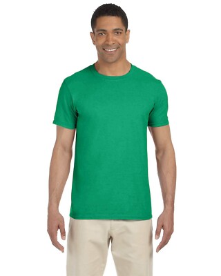 Gildan G640 Adult Softstyle T-Shirt Ringspun Cotton Crew Neck Plain T-Shirt