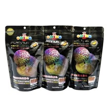 3 x 100g Okiko Platinum Flowerhorn Fish Food Head Huncher Speedy head growth