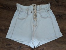 Farm Rio Summer Garden Embroidered Denim Shorts Blue Size EU 40 US 8