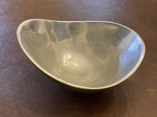 Vintage NAMBE 569 Butterfly Bowl Metal Alloy 8.5" wide
