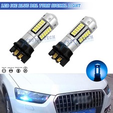Pw24w Error Free 8000k Ice Blue Led Bulb Drl Turn Signal Light For Audi A3 A4 A5