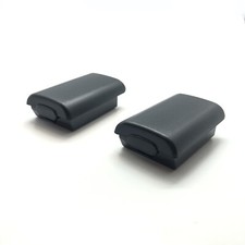 Black Xbox 360 Controller Battery Cover Pack Holder 2PCS Aus Seller Free Postage