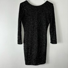 Divided by H&M Black Sequins Dress Women’s 8 Form Fitting Bodycon Party Cocktail