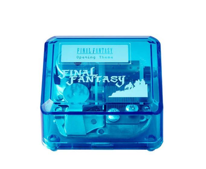 ミュージシャン ff Final Fantasy I Opening Theme Title Music Box Figure Score FF 1