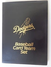 Los Angeles Dodgers Baseball Card Team Set Binder 6" x 8" Holds up to 64 Cards