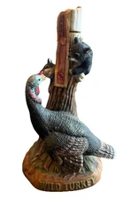 Austin Nichols Wild Turkey & Bears No.9 1985 Porcelain Decanter 101 Proof