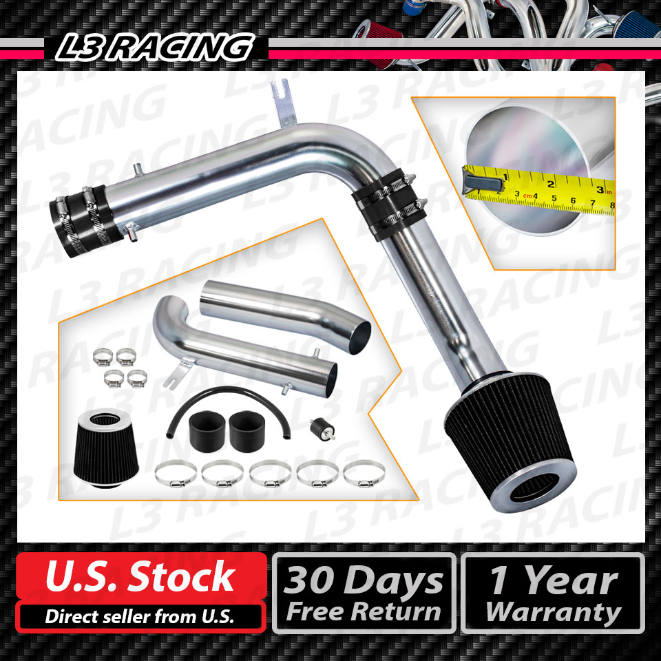 BLACK COLD AIR INTAKE KIT+ DRY FILTER FOR HONDA 95-02 ACCORD V6 2.7L 3.0L