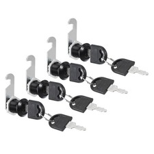 Schrank Schubladen Schloss 4 Stück 7/9" (20mm) Schließzylinder aus Zinklegierung