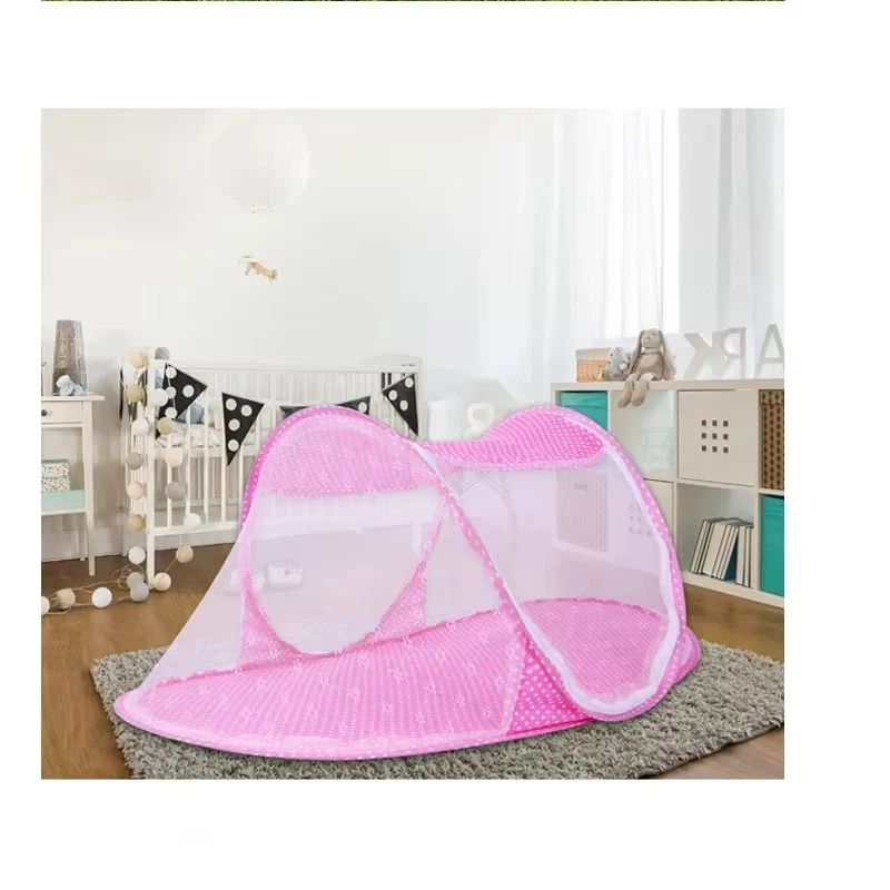 Mosquitera para bebé, red plegable para cuna ropa de cama portátil cómoda Foto 3 de 4