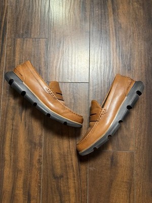 Cole Haan Zerogrand Loafers Mens 10M Brown Leather Penny Slip On Comfort Shoes