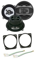 Crunch 13Cm 150Watt 2-Wege Lautsprecher FüR Ford Fiesta 89-01 FronttüR Auto Boxe