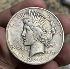 1921 High Relief Peace Dollar “Key Date” BU UNC DETAILS - Cleaned RARE
