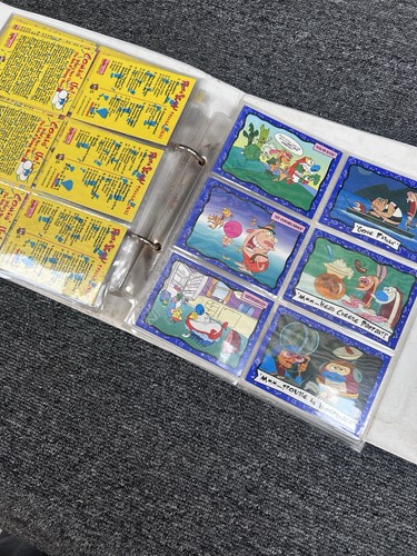 1995 Australia REN & STIMPY Trading Card Folder w Cards Bulk Lot Bundle - Bild 22 von 24