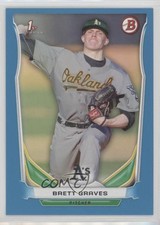 2014 Bowman Draft Blue 285/399 Brett Graves #DP73 00jz