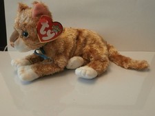 TY Beanie Baby /Babies Mattie the ginger cat Rare Retired Mint with Mint Tags