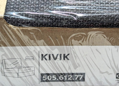 Ikea KIVIK 1 Seat SLEEPER Sofabed Section Cover Slipcover TRESUND ANTHRACITE New
