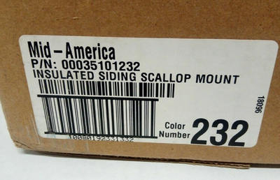#ad Mid America Mount Master Insulated Siding Scallop $10.27