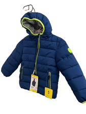 NEW BOY'S GERRY JERSEY LINED HOODED FULL ZIP POLYFILL BUBBLE JACKET VARIETY 5t