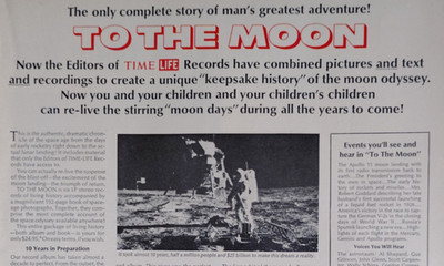 Vintage Retro 1971 Ad Complete Story Of Man's Greatest Adventure To The Moon